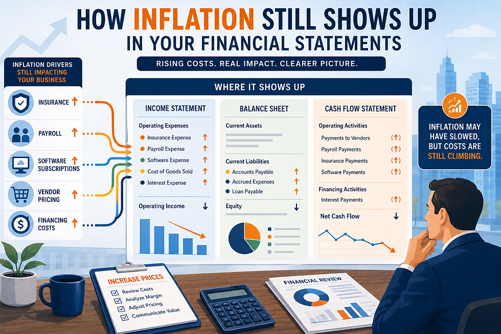 How Inflation Still Shows Up in Your Financial Statements