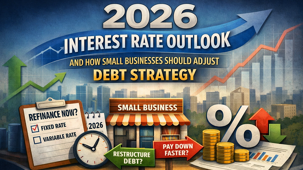 2026 Interest Rate Outlook and How Small Businesses Should Adjust Debt Strategy