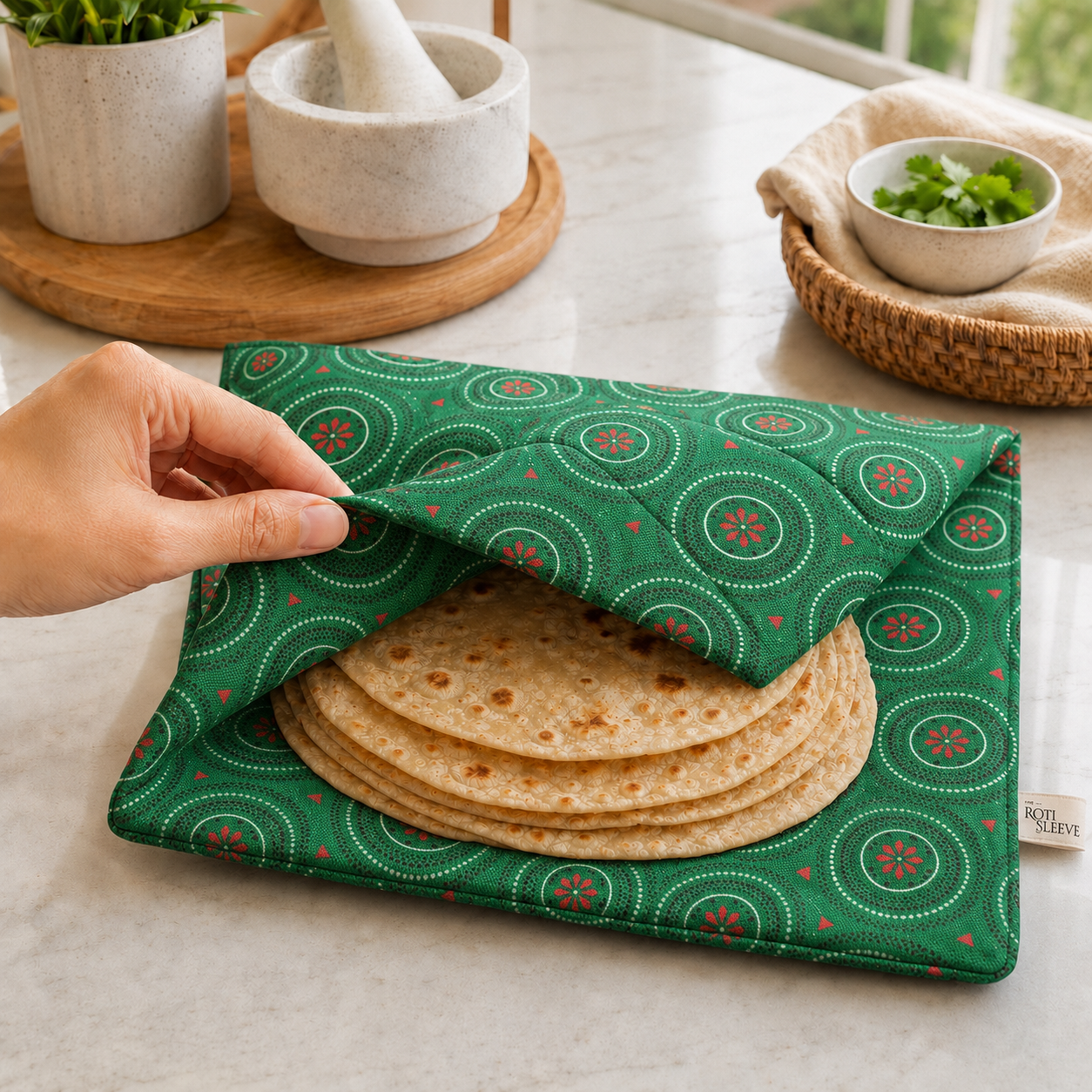 Emerald Circle Roti Sleeve