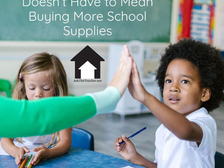 Supporting Schools Doesn't Have to Mean Buying More School Supplies