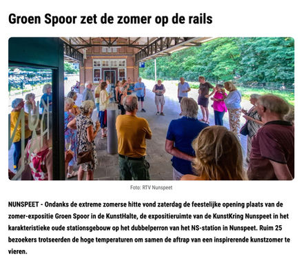 Opening expositie Groen spoor