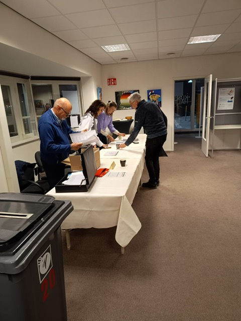 Kunsthalte is vandaag stemburau