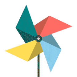 spinning pinwheel icon