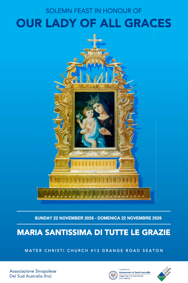 Solemn fest in honour of Our Lady of All Graces – Maria Santissima di Tutte le Grazie.