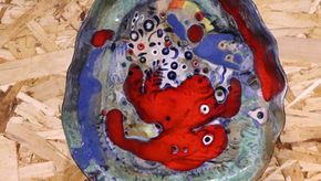 Experiment Plate of Ceramic by Balsam Abo Zour 2020