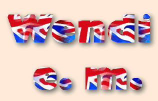 Union flag text