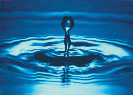 animated water drop