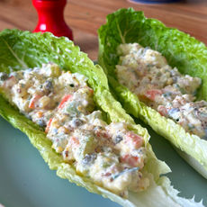 Wrap salade aux oeufs