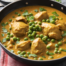 Poulet curry coco