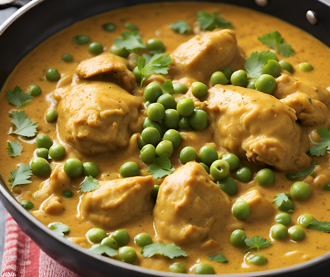 Poulet curry coco