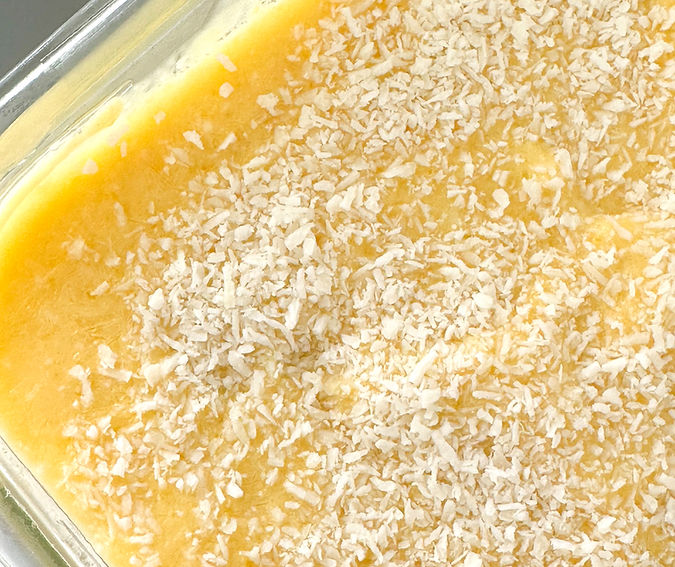 Glace mangue et noix de coco