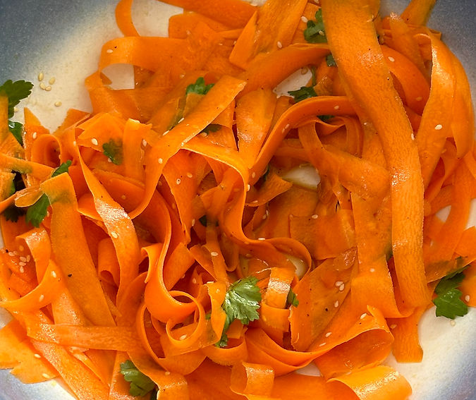 Salade de carottes à l’asiatique