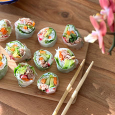 Rouleaux de printemps végétariens