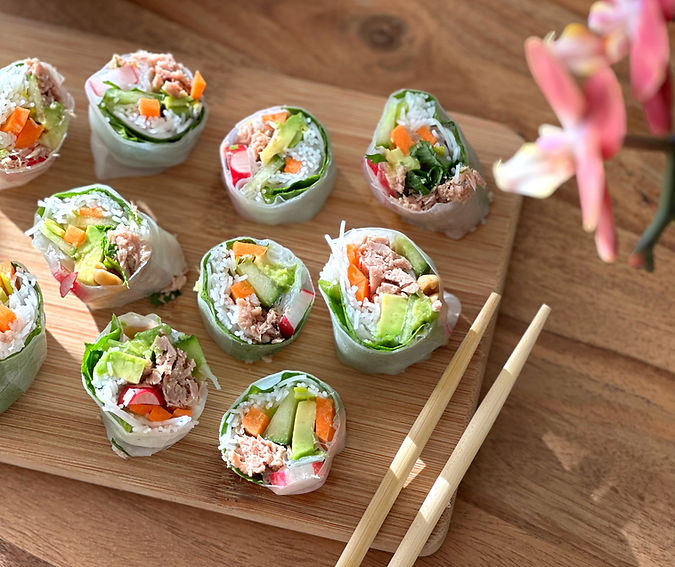 Rouleaux de printemps végétariens