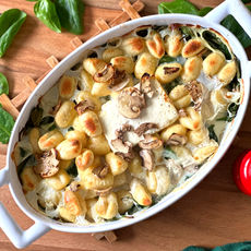 One Pot Gnocchi épinard et champignons