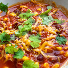 Soupe inspiration mexicaine 