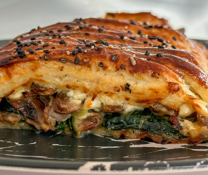 Tresse feuilleté veggie