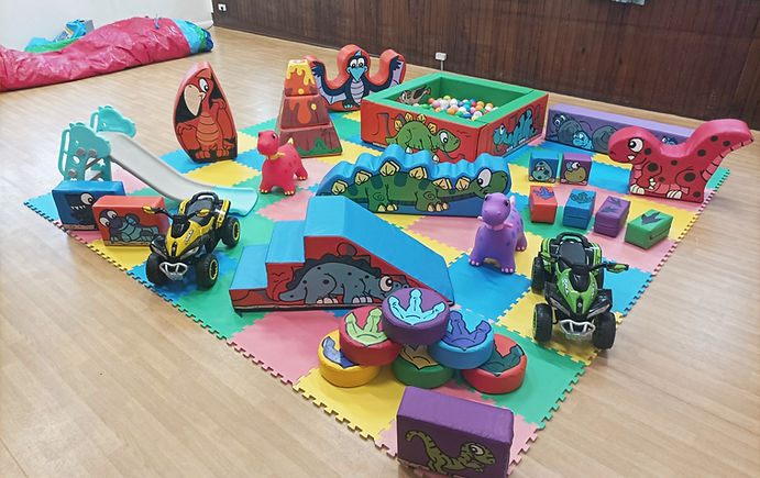 Dinosaurs softplay package hire