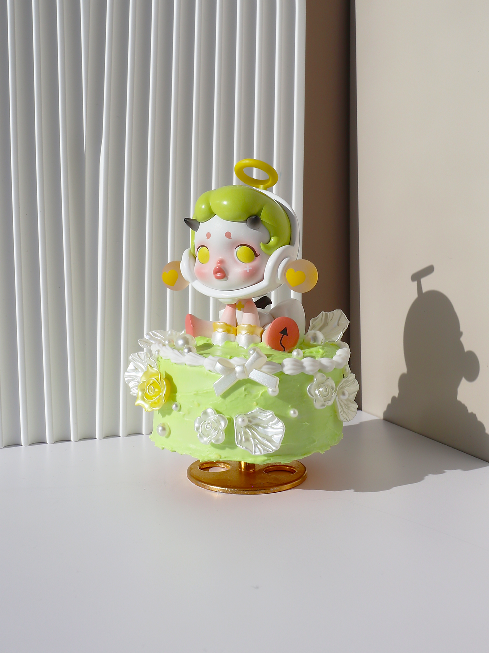 Pop Mart Skullpanda Ancient Castle Series Fake Angel Blind Box Figure Music Box