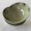 Thumbnail: 2 Small Flower Ceramic Bowls - Olive Green