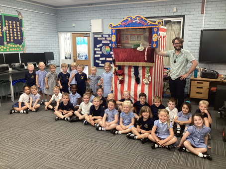 Reception class - Punch and Judy show