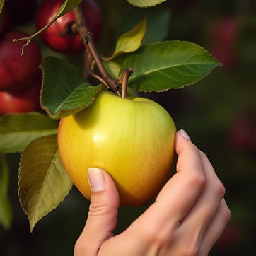 female hand picking an apple.jpg