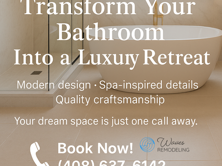 Transform Your Bathroom Into a Luxury Retreat with Waves Remodeling