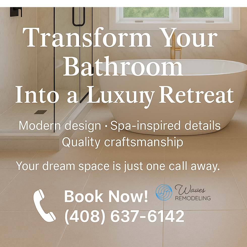 Transform Your Bathroom Into a Luxury Retreat with Waves Remodeling