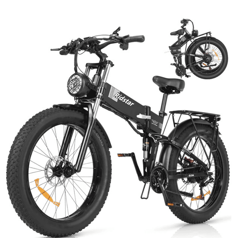 Thumbnail: Ridstar DC26 2000W Folding Fat Tire Mountain Electric Bike