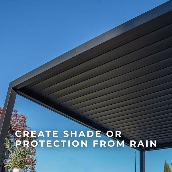 Thumbnail: 14×10 Somerville Pergola – Barnwood Stain