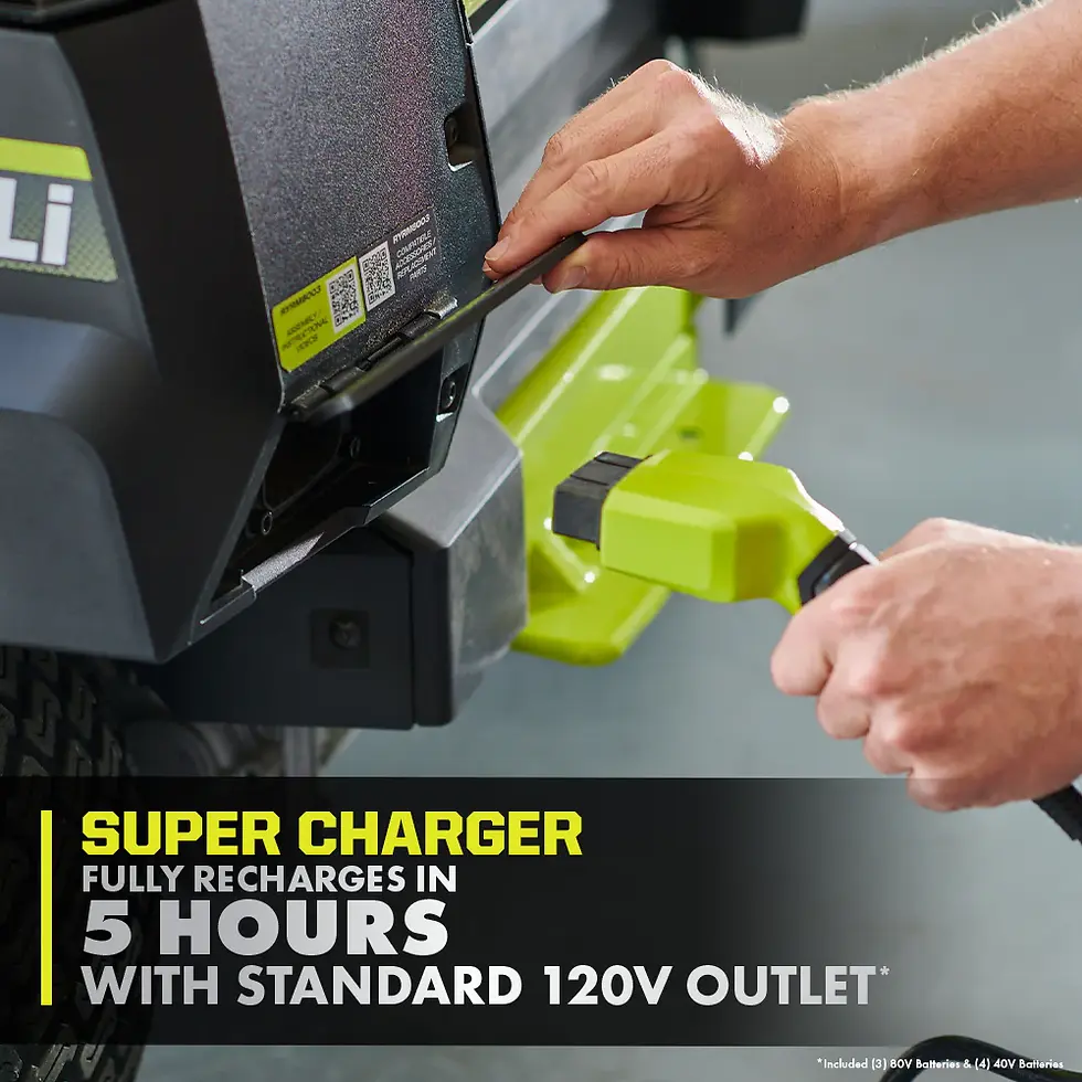 Thumbnail: 80V Max HP Lithium 54″ Brushless Electric Zero Turn Lawn Mower