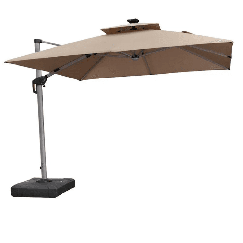 PURPLE LEAF Double Top Deluxe Solar Powered LED