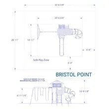 Thumbnail: Bristol Point Swing Set / Playground