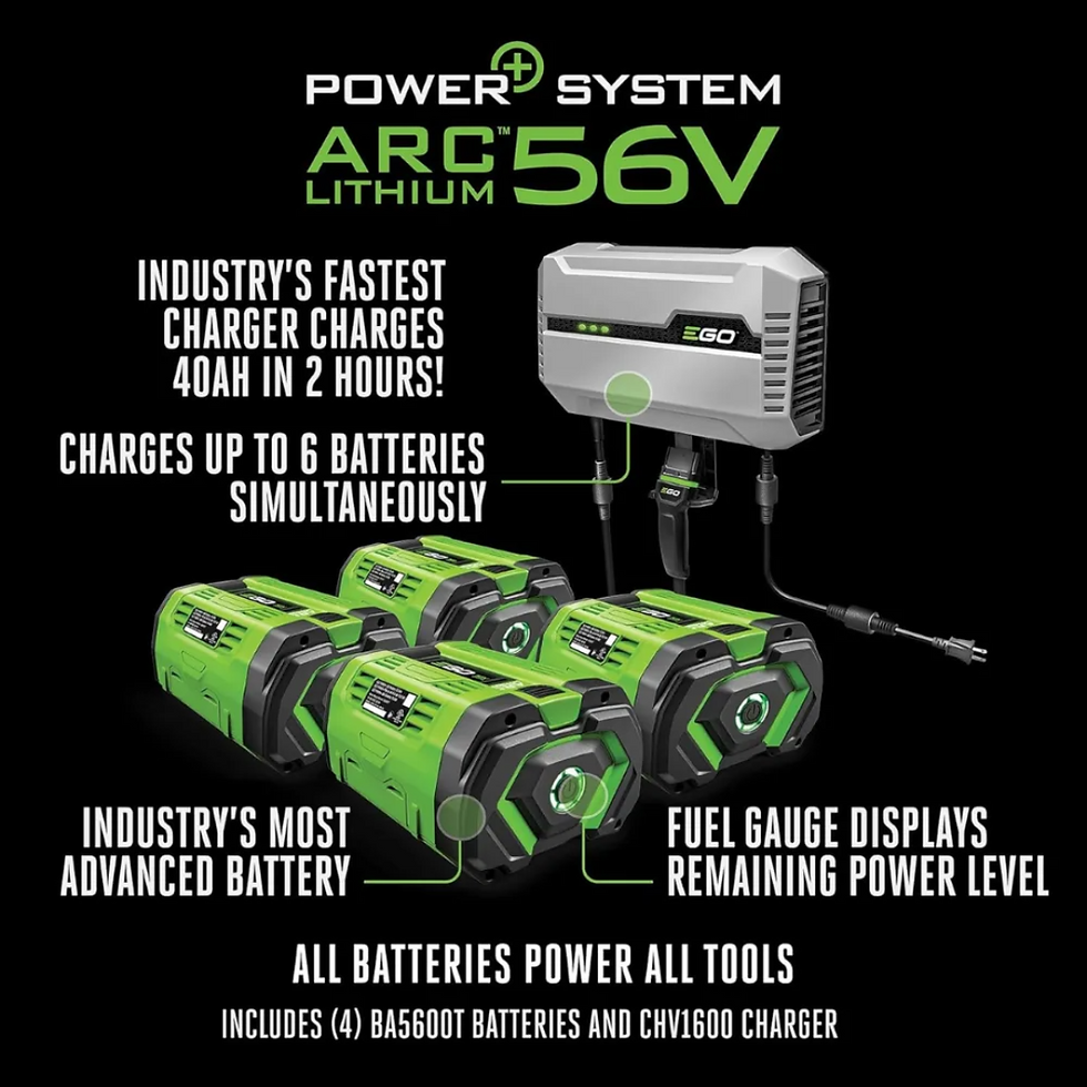 Thumbnail: EGO Power+ZT4204L 42-Inch 56-Volt Lithium-ion Cordless Z6 Zero Turn Riding Mower