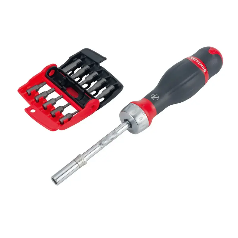 Thumbnail: V-Series™ Ratcheting Screwdriver X-Tract Technology Bit Set (18 pc)