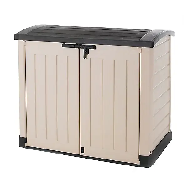 Thumbnail: Keter Store-It-Out ARC 1200L Garden Storage Box – Beige & Brown