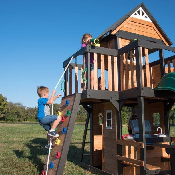 Thumbnail: Backyard Discovery Canyon Creek Swing Set
