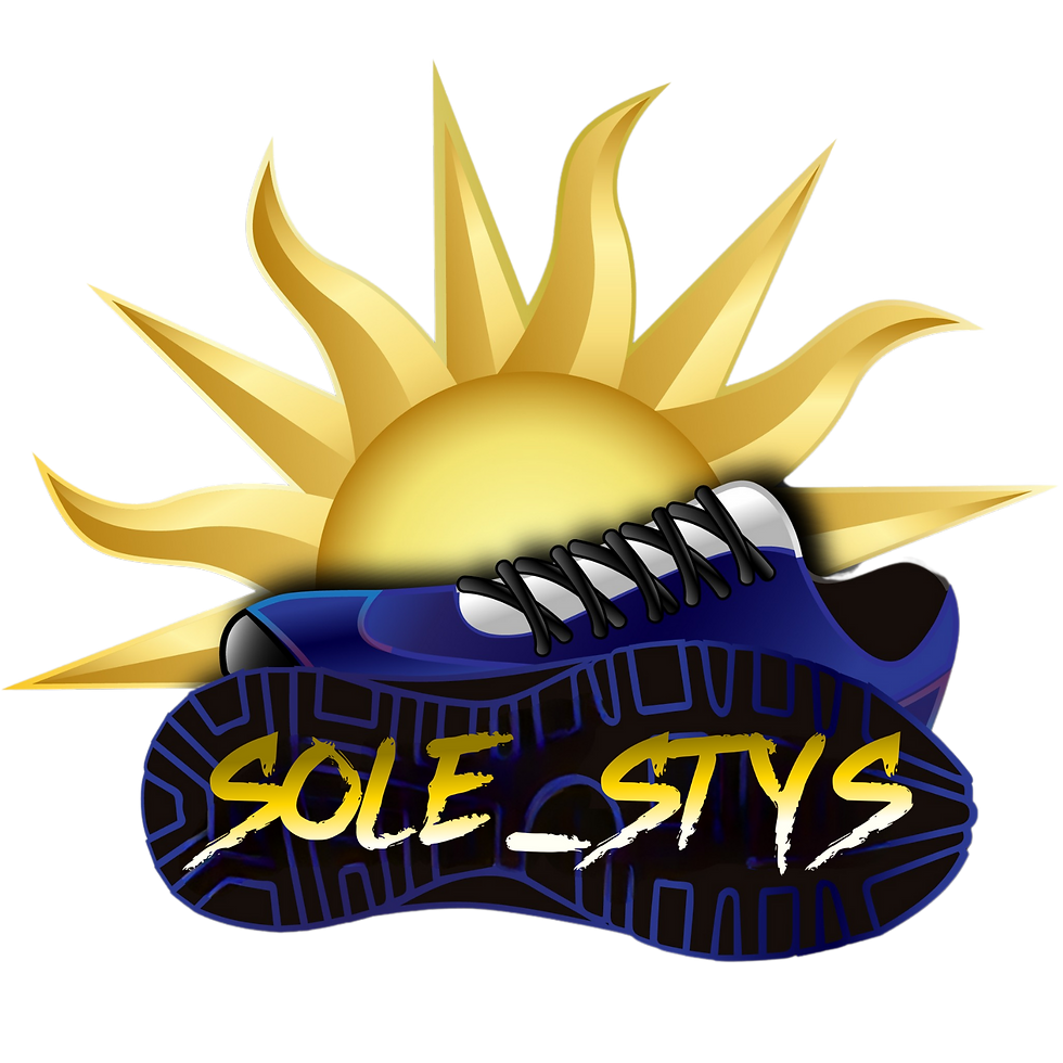 The official Sole_Stys™ logo featuring a bold sneaker silhouette, rising sun, and powerful brushstroke typography, symbolizing style, identity, and fresh starts.