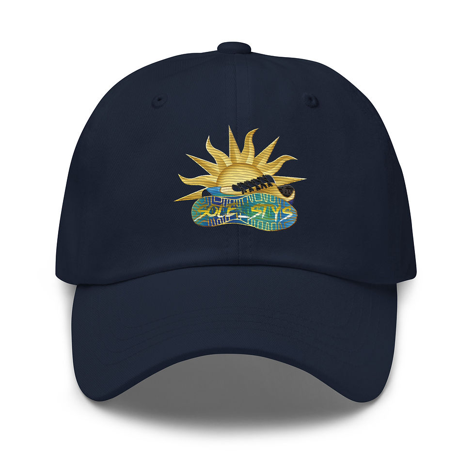 Thumbnail: Sole_Stys™ Sun Steps Collection – Ocean Blaze Dad Hat