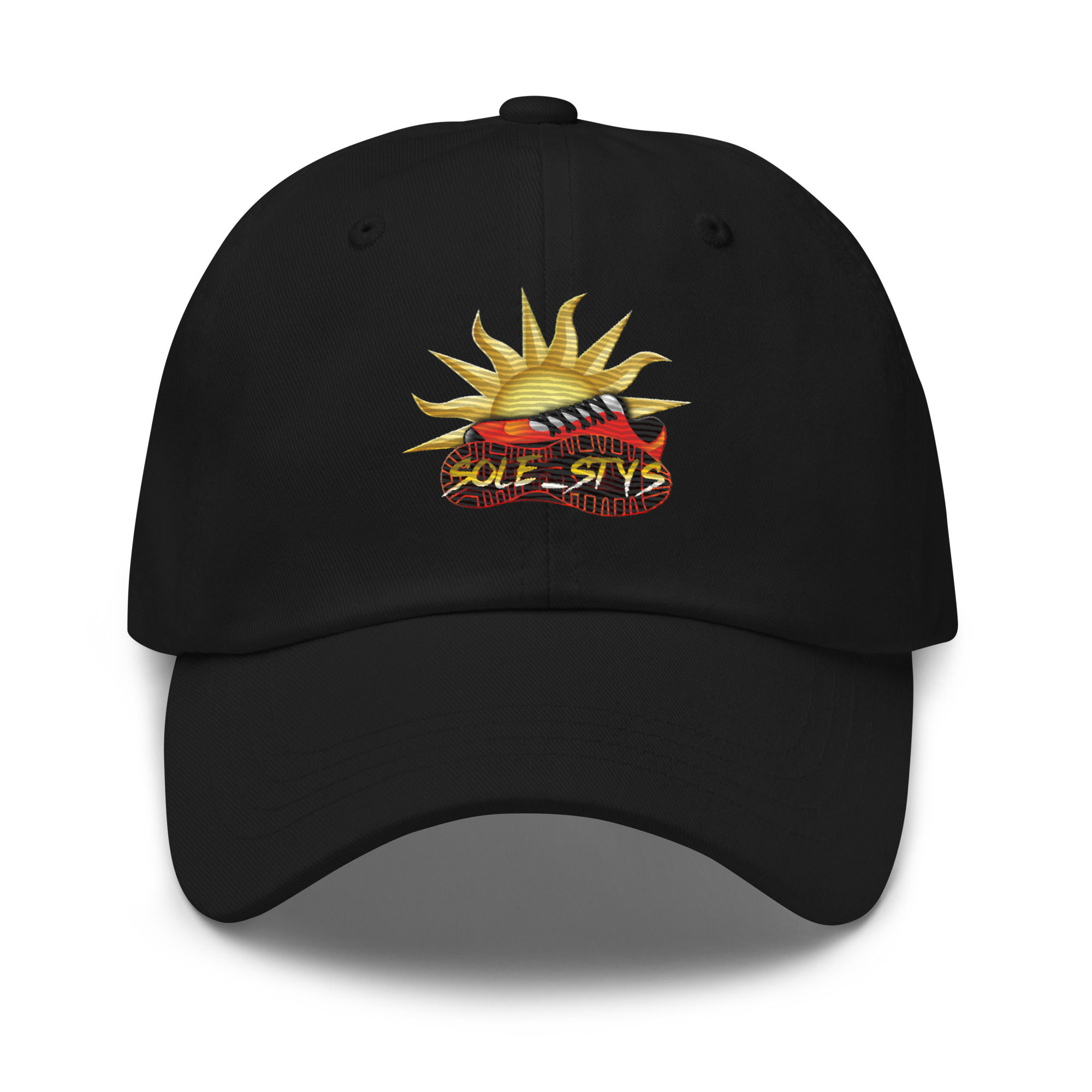 Sole_Stys™ Sun Steps Collection – Crimson Flame Dad Hat