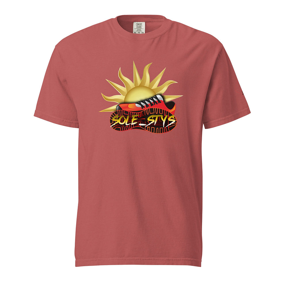Thumbnail: Sole_Stys™ Sun Steps Collection – Drop 3: Crimson Flame Tee