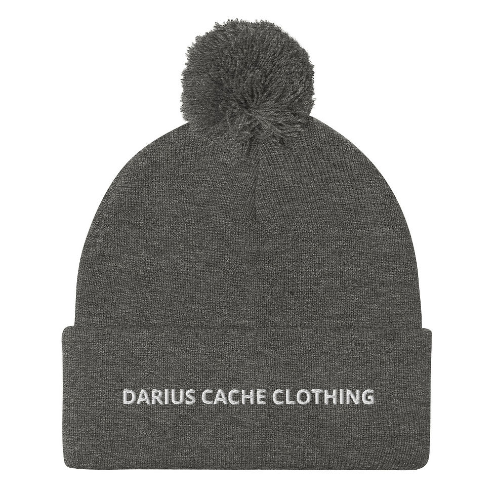 Thumbnail: DARIUS CACHE CLOTHING Pom-Pom Beanie