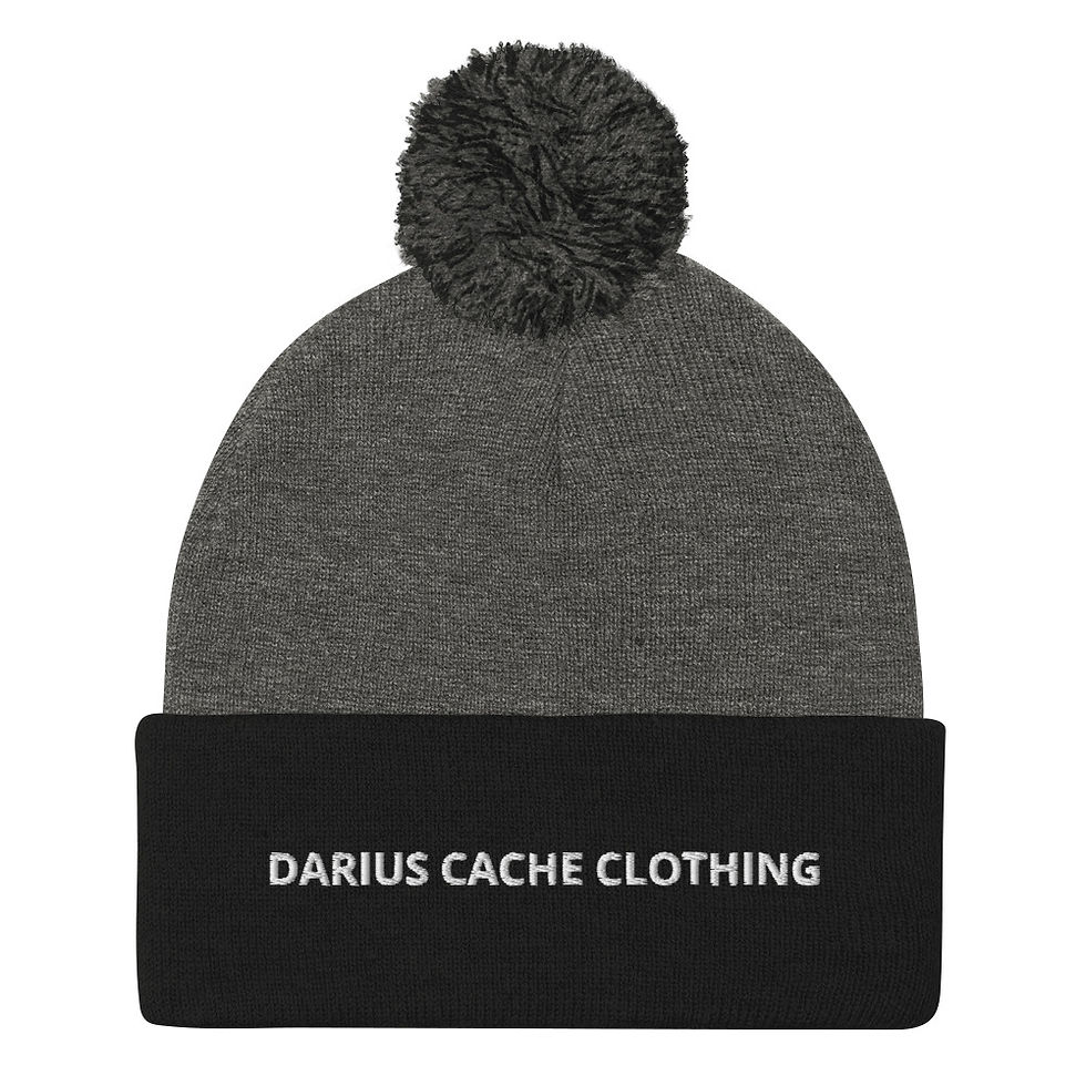 Thumbnail: DARIUS CACHE CLOTHING Pom-Pom Beanie