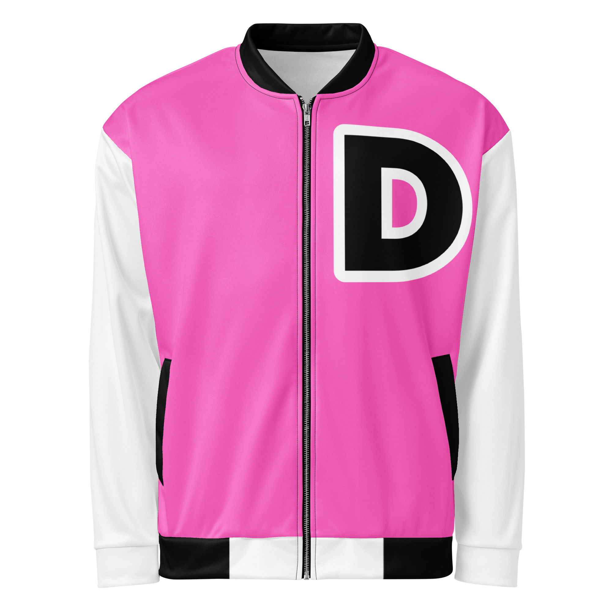 TRAP D Bomber Jacket Pink