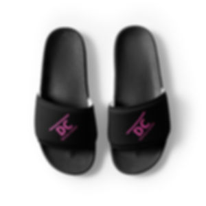 DARIUS CACHE Women's slides BLK/PNK