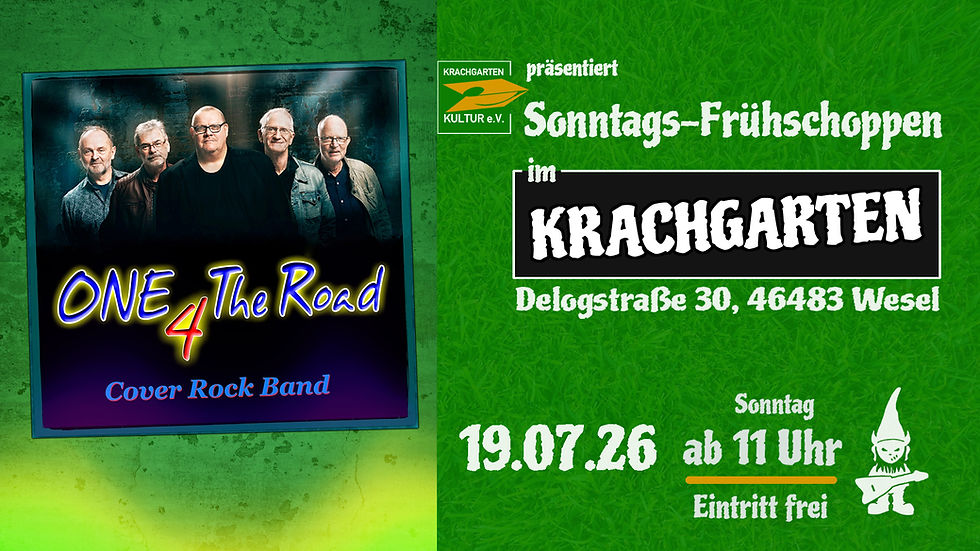 Frühschoppen mit Livemusik von One 4 The Road