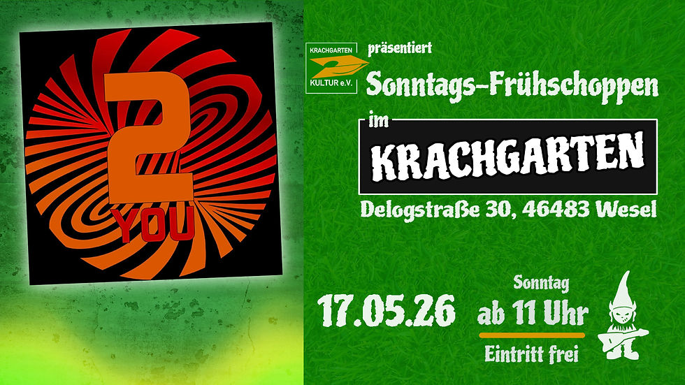 Frühschoppen mit Livemusik vom Duo 2You