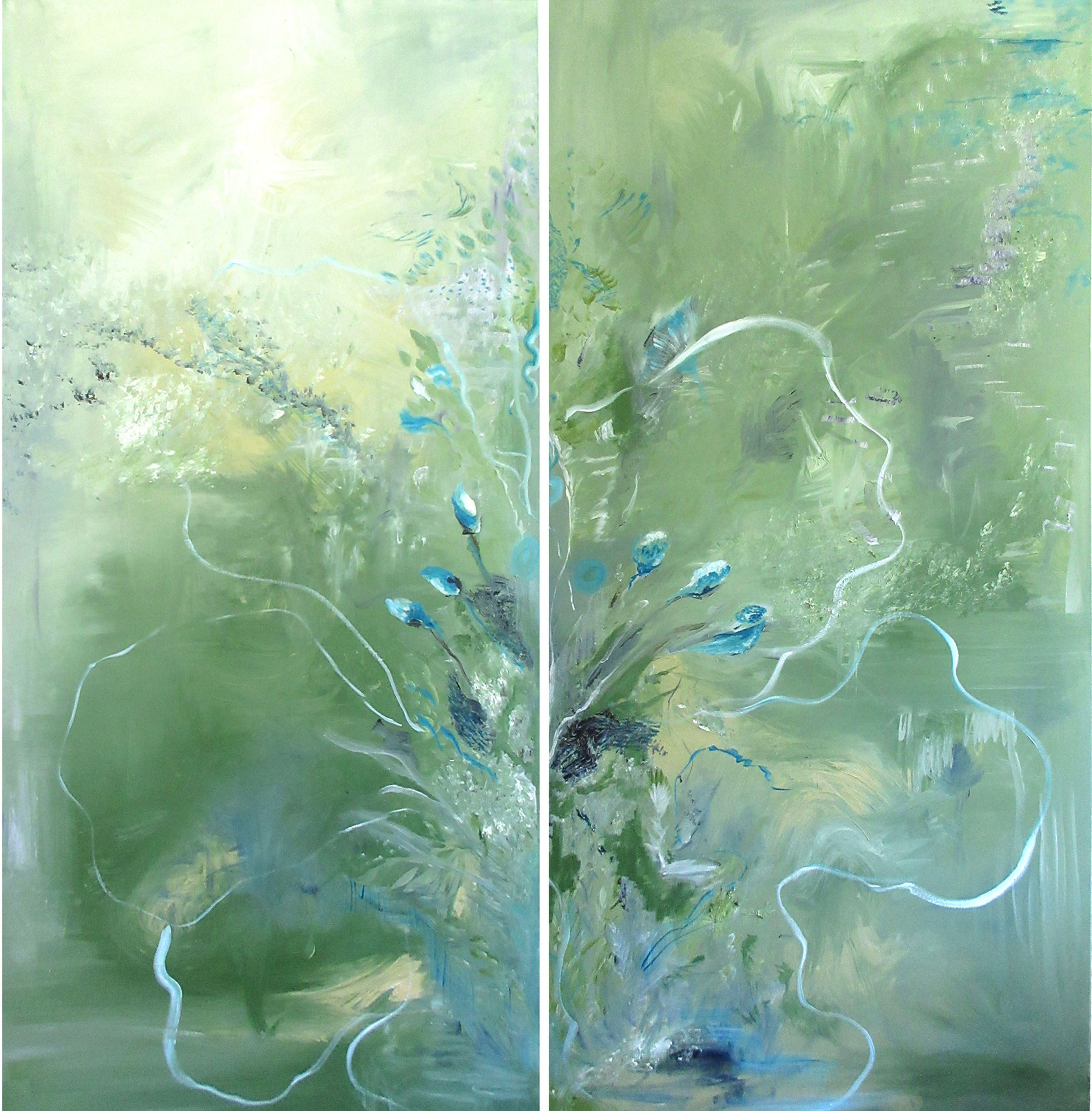 Garden of Eve 36 x 72 inches (2/2) oil on canvas | 2025