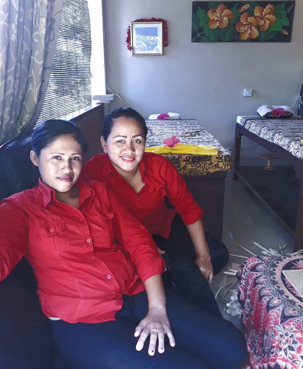 Kadek  and Santi (Spa Manager)