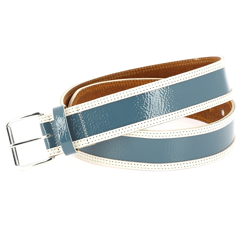 Miniature : Ceinture La Hydra bleu Gris Herbert Frère soeur